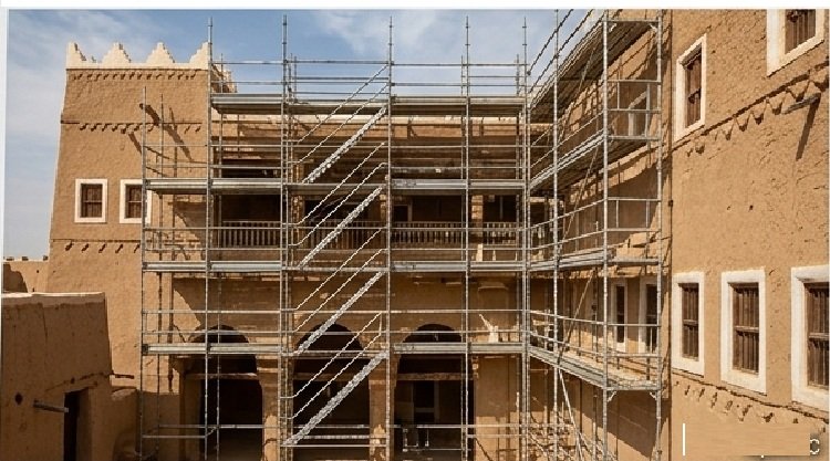 Premium Frame Scaffolding Rentals for Diriyah Historical Preservation Projects