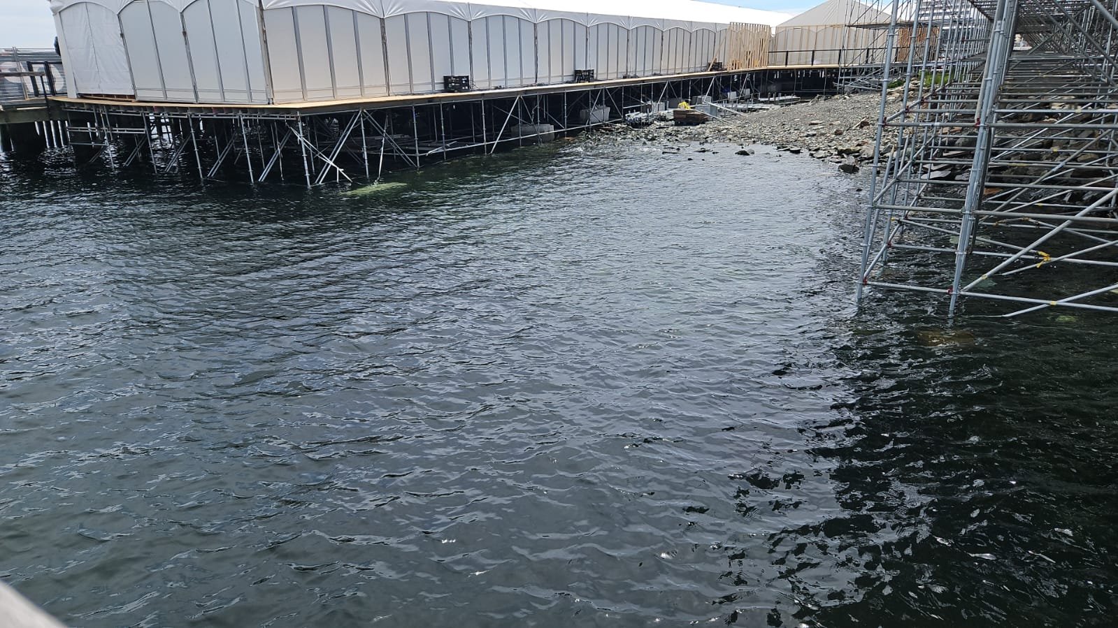 High-Load Capacity Shoring Scaffolding for Red Sea Underwater Resort Structures