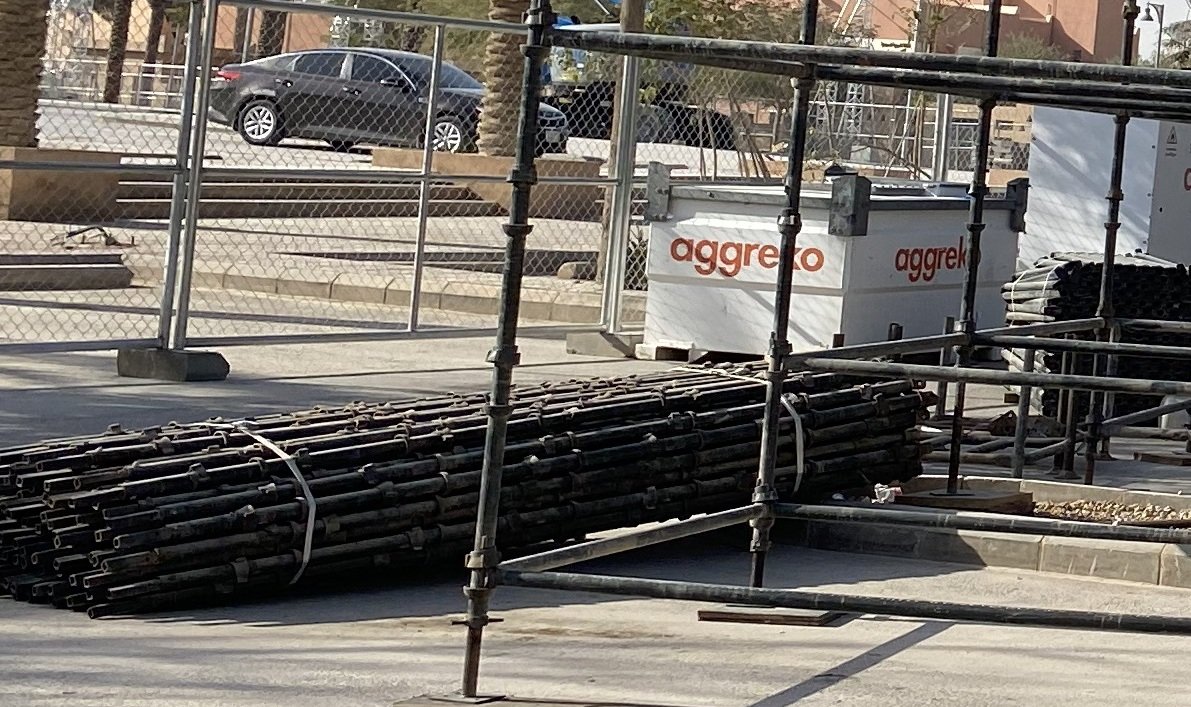 Cuplock Scaffolding Supply for Infrastructure and Riyadh Metro Projects