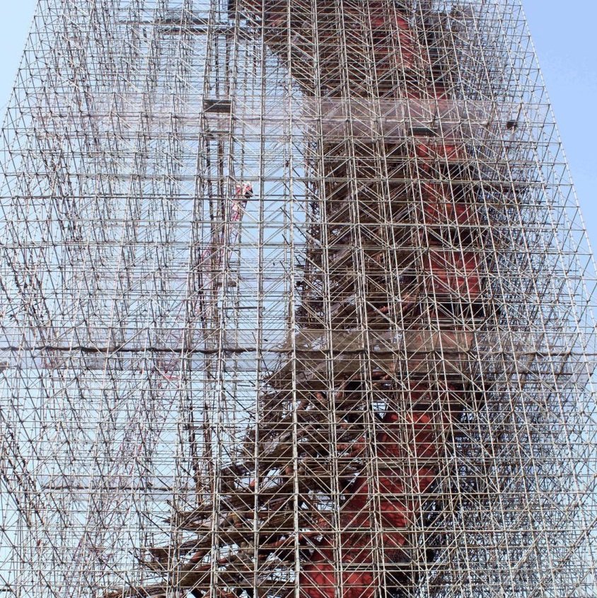 Scaffolding Solutions for Qiddiya Theme Park Ride Erection and Construction