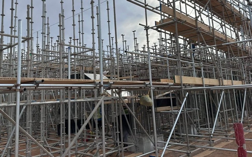 Heavy-Duty Ringlock Scaffolding Supply for Qiddiya Water Theme Park Structural Builds