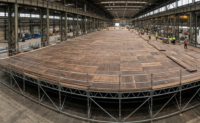 Versatile Tube and Clamp Scaffolding Rentals for Riyadh Sports Arena Upgrades