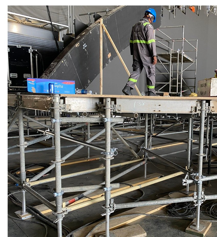 Custom Ringlock Scaffolding Systems for Riyadh Metro Underground Stations